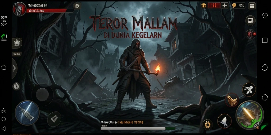 Tangkapan layar gameplay menyeramkan dari 55RP.