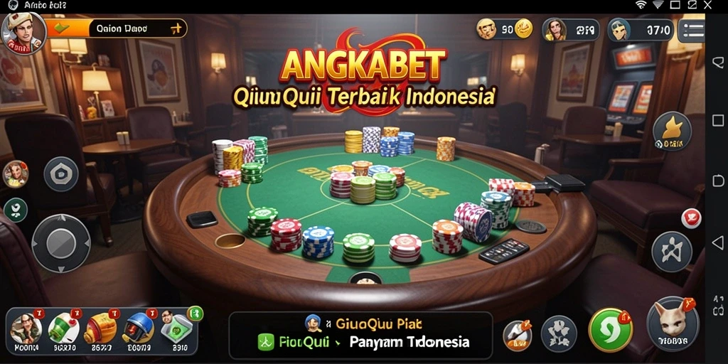 Tampilan screenshot permainan QiuQiu yang menarik dan menantang.