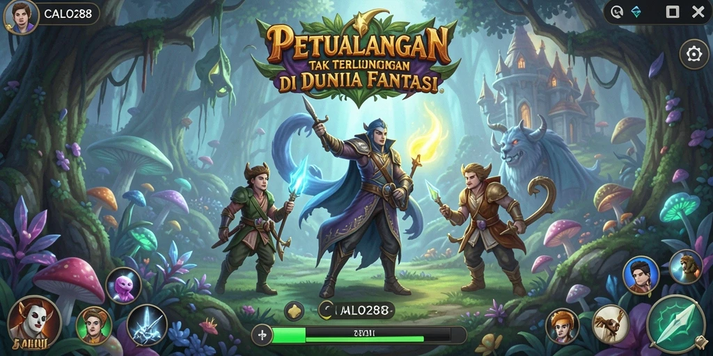Gameplay CALO288 yang epik dengan pemandangan yang menakjubkan.