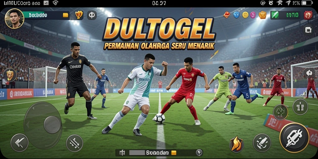 Tangkapan layar utama DULTOGEL yang menunjukkan gameplay penuh aksi.
