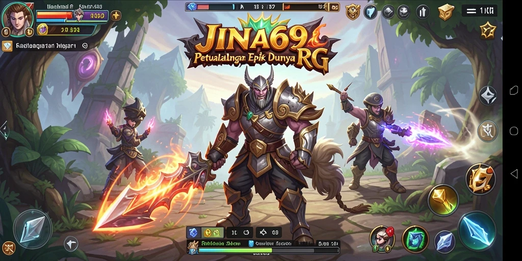 Gameplay RPG yang seru dan mendebarkan di JIN69.