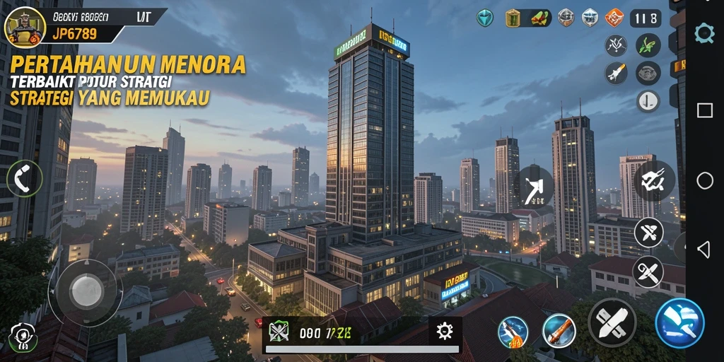 Tampilan gameplay menarik dalam JP6789 dengan pertahanan strategis.