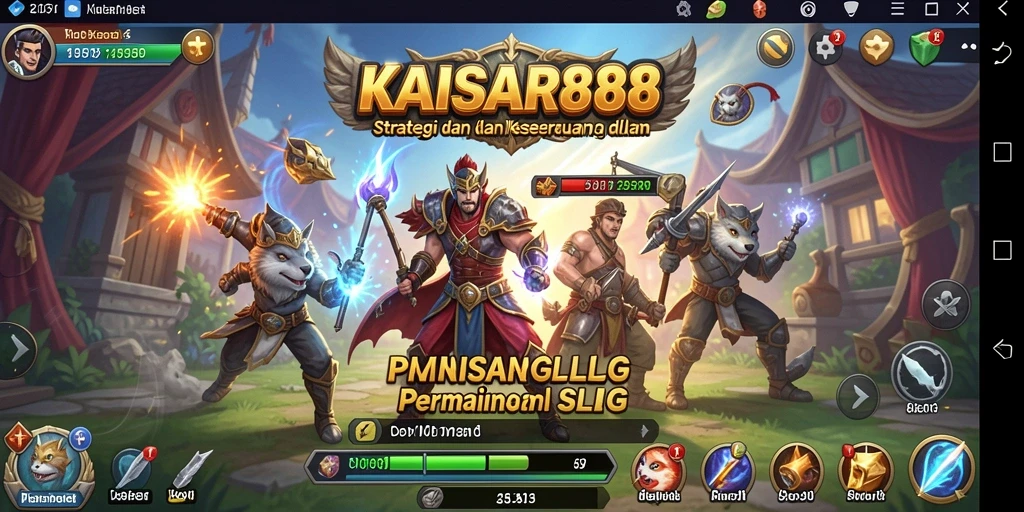 Tampilan gameplay yang mendebarkan di KAISAR888.