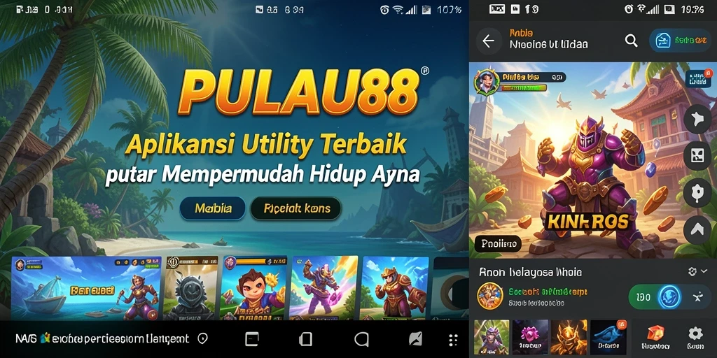 Tampilan antarmuka utama PULAU88 yang menarik dan fungsional.