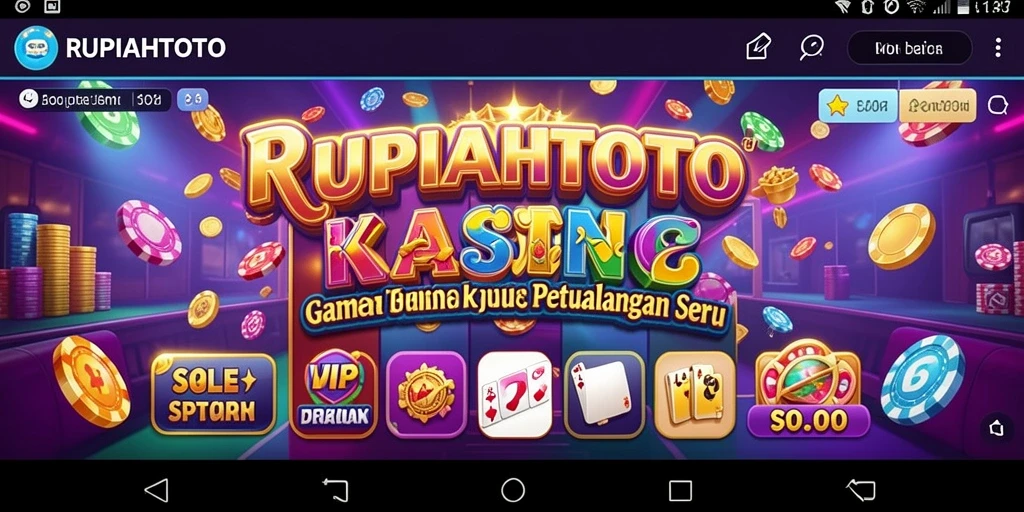 Tampilan gameplay seru dan menarik dari RUPIAHTOTO di layar.