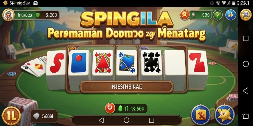Tampilan seru dari gameplay SPINGILA yang kompetitif.