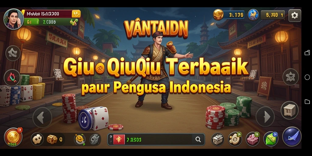 Tampilan gameplay QiuQiu yang seru dan interaktif di VANTAIDN.