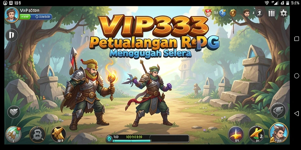 Tampilan menarik dari gameplay RPG di VIP333.