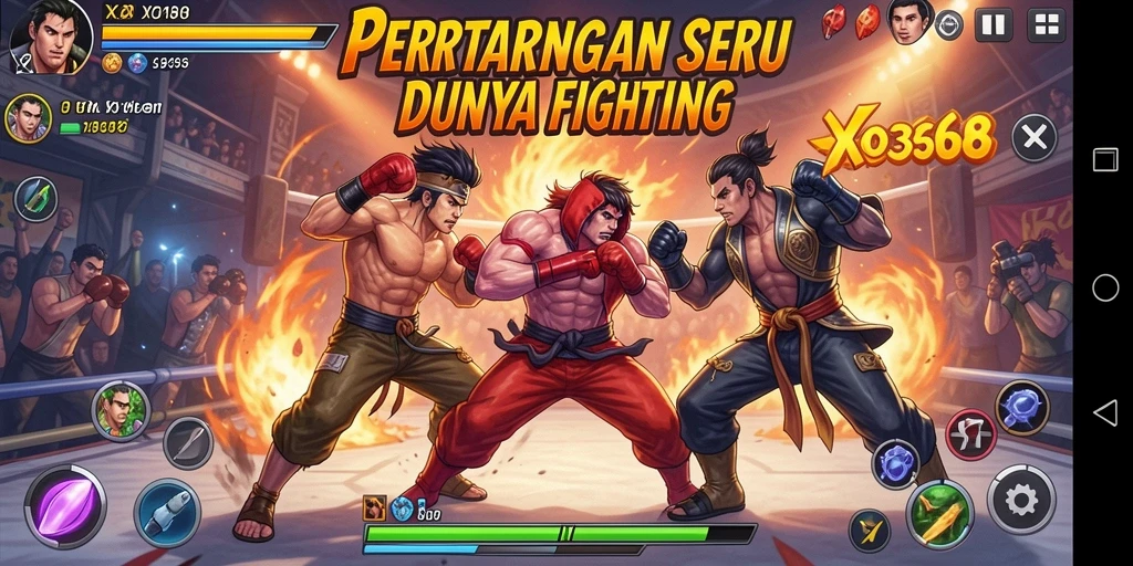 Grafis memukau dalam pertarungan seru XO368.
